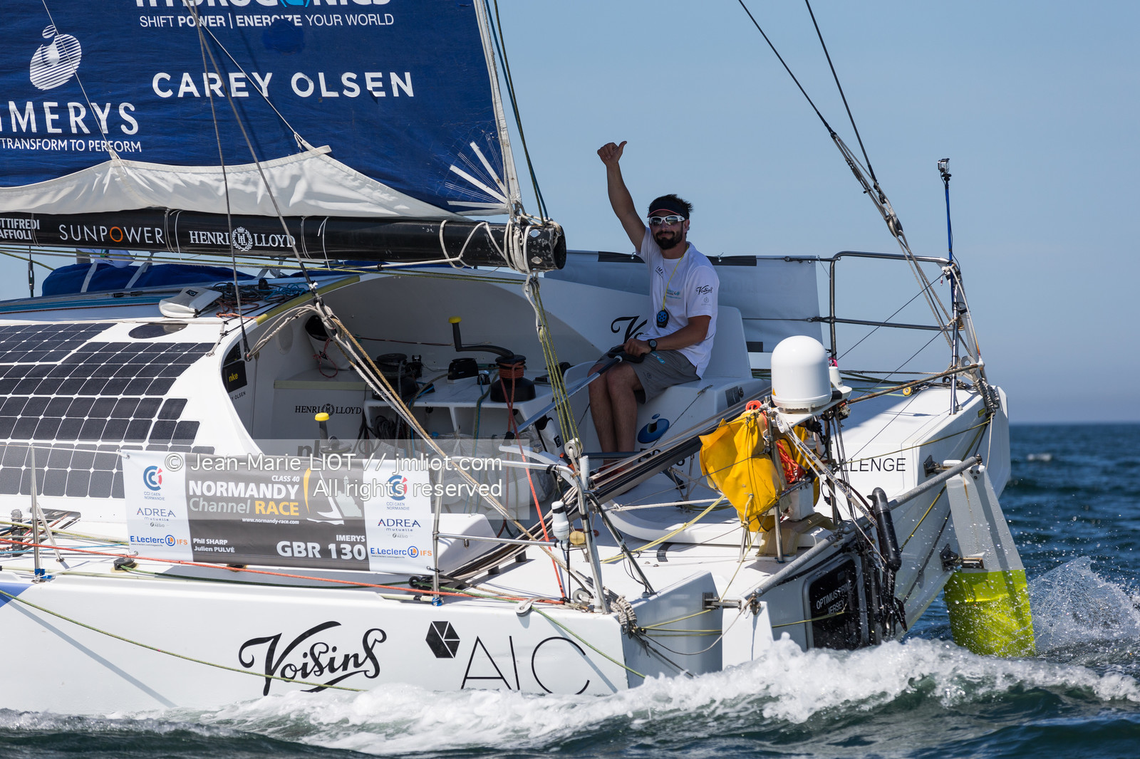 NORMANDY CHANNEL RACE 2018 - DEPART