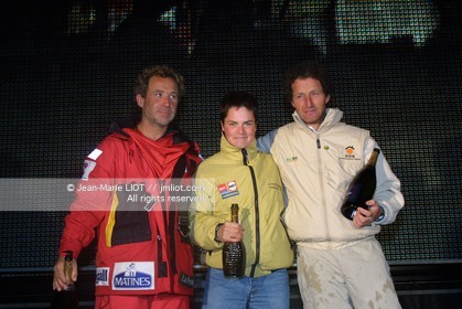 VENDEE GLOBE 2001- ROLAND JOURDAIN ARRIVAL