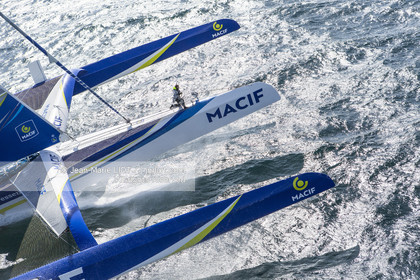 SAILING - ULTIME MACIF AERIAL MARCH 2016