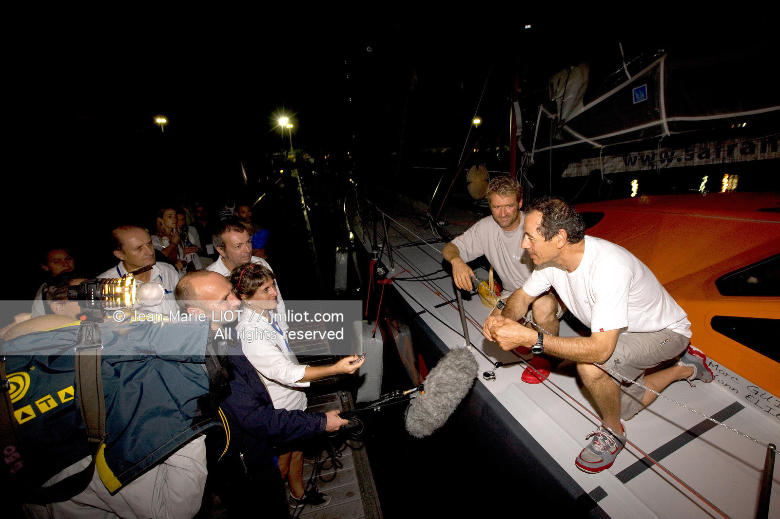 TRANSAT JACQUES VABRE 2011-ARRIVEE SAFRAN.