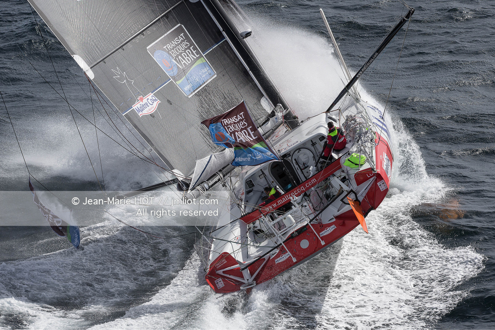 IMOCA MAITRE COQ - JEREMIE BEYOU.