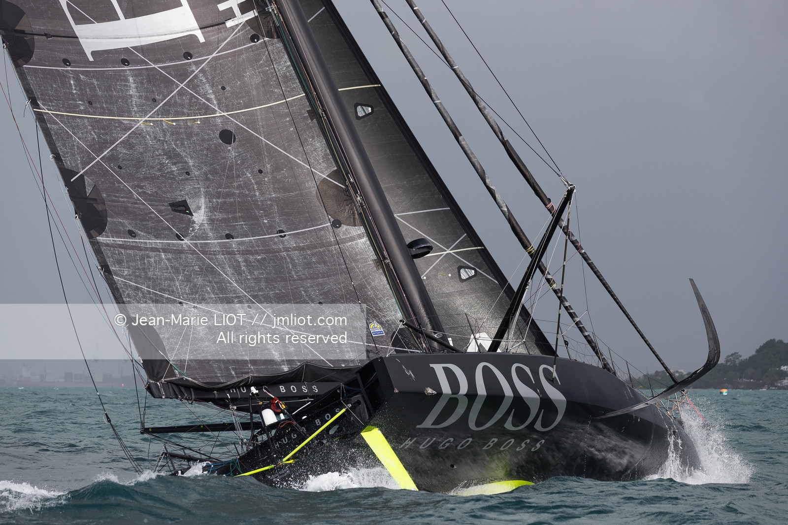 ALEX THOMSON - ROUTE DU RHUM 2018 - ARRIVEE