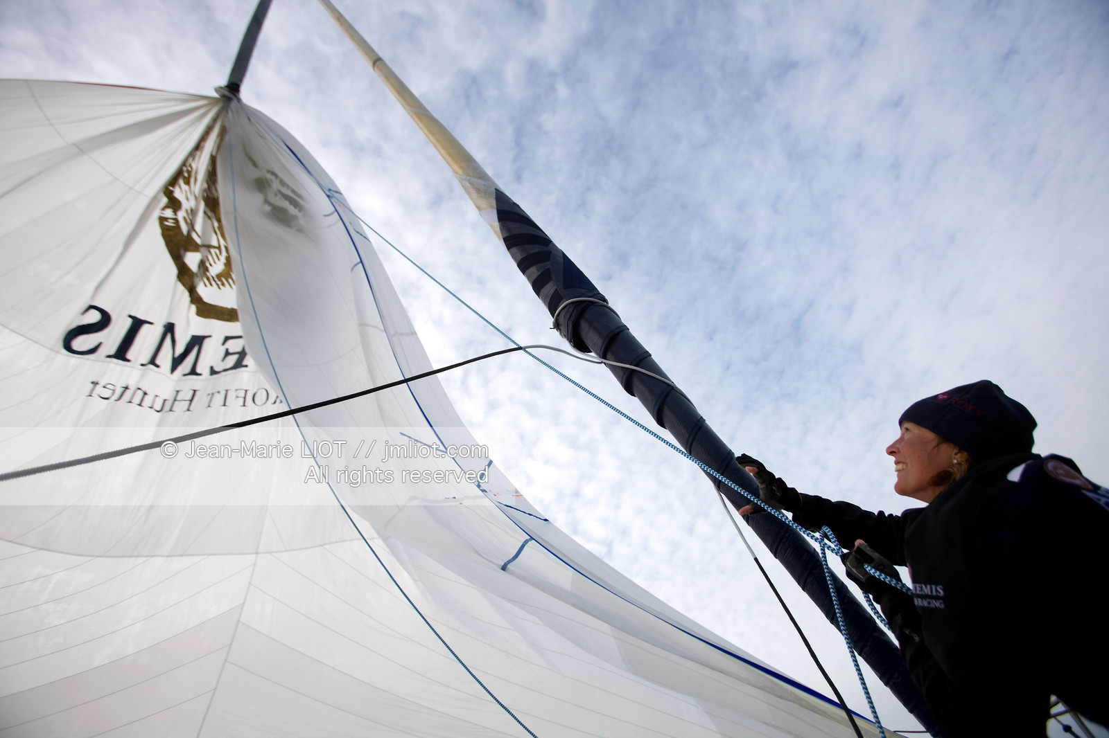 A BORD D'ARTEMIS AVEC SAM DAVIES ET SYDNEY GAVIGNET