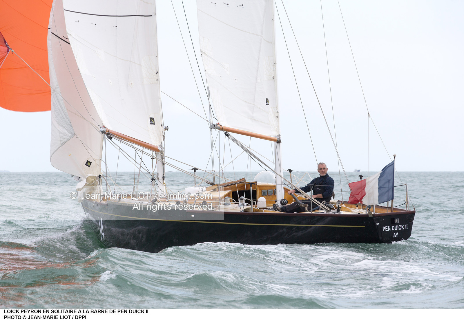 LOICK PEYRON A BORD DE PEN DUICK II