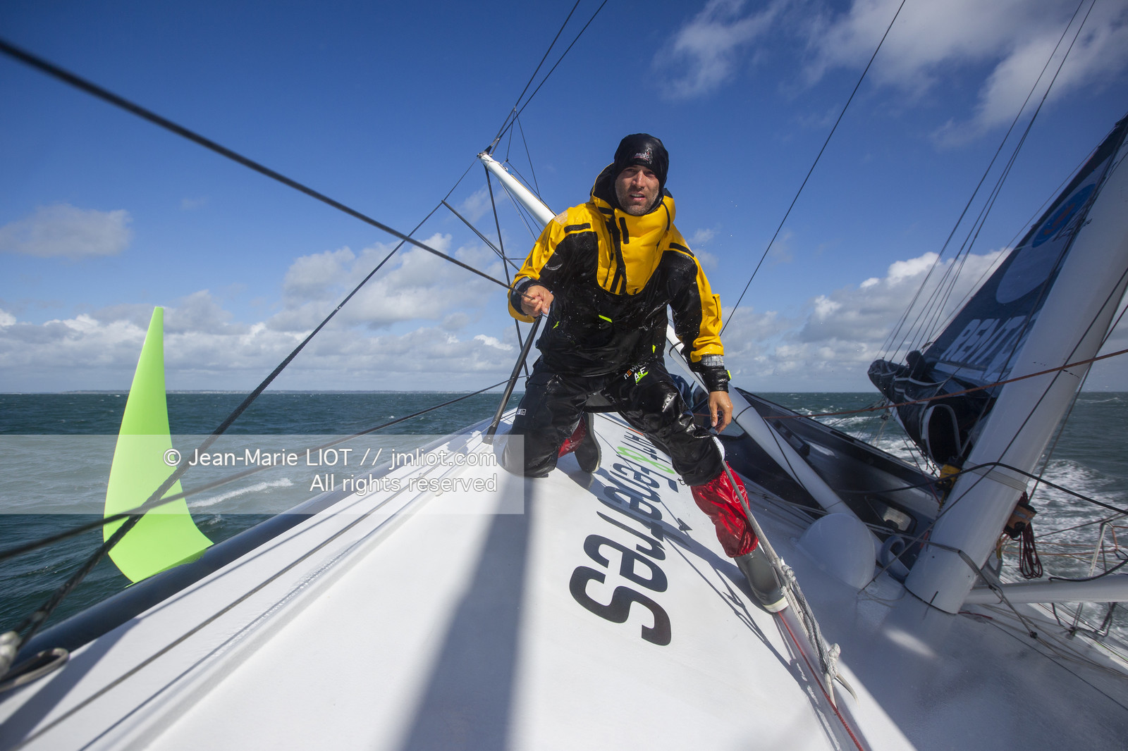 FABRICE AMEDEO ET ERIC PERON - TRANSAT JACQUES VABRE 2019 - A BORD