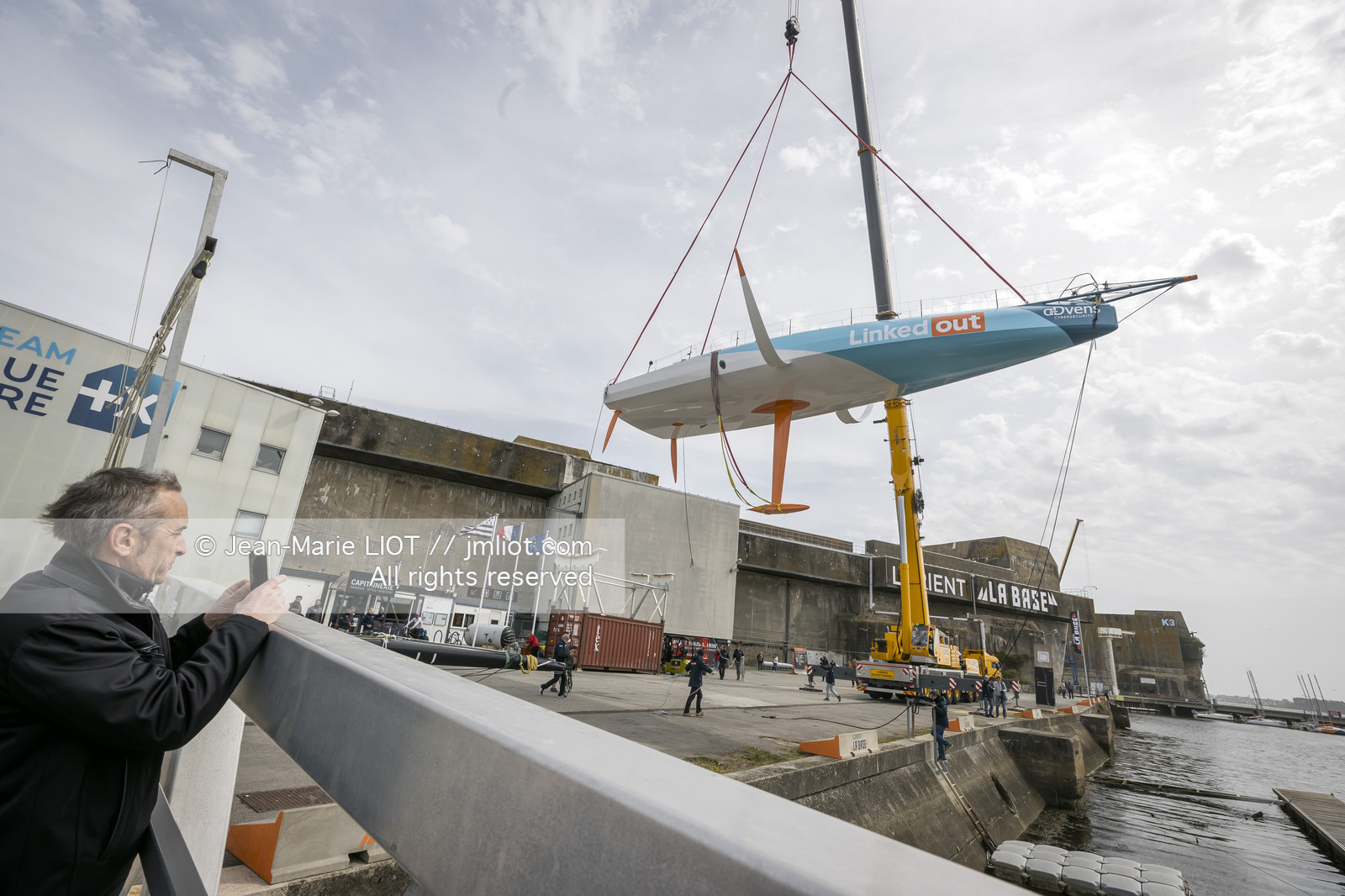 THOMAS RUYANT 2022 - MISE A L’EAU IMOCA LINKEDOUT
