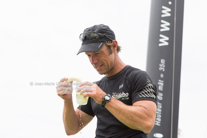 .Itajaï (Brazil), saturday, november 7, 2015, Thomas Coville and Jean-Luc Nélias second in the Transat Jacques Vabre.Photo © JEAN-MARIE LIOT   DPPI