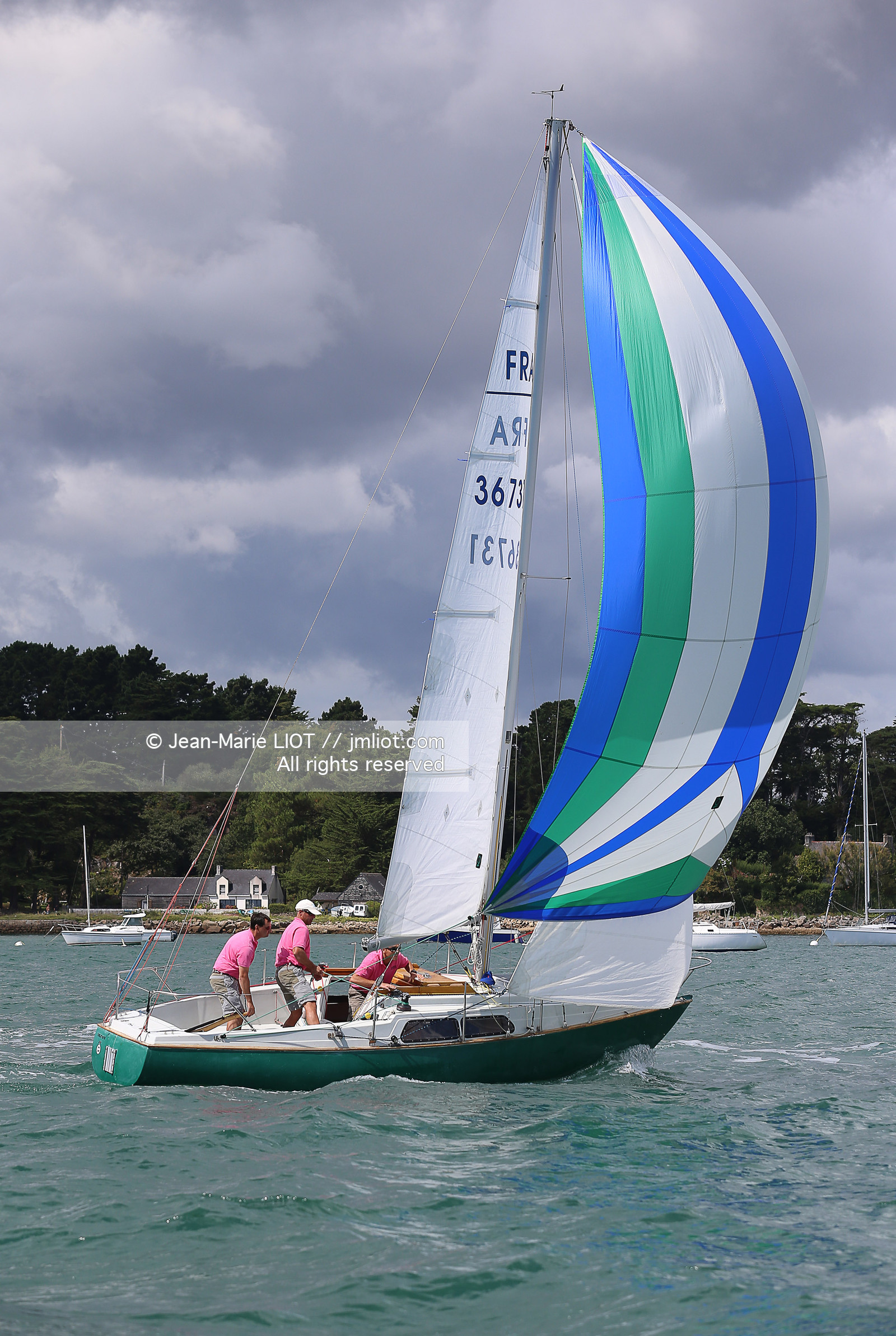 TOUR DE L'ILE AUX MOINES 2014..