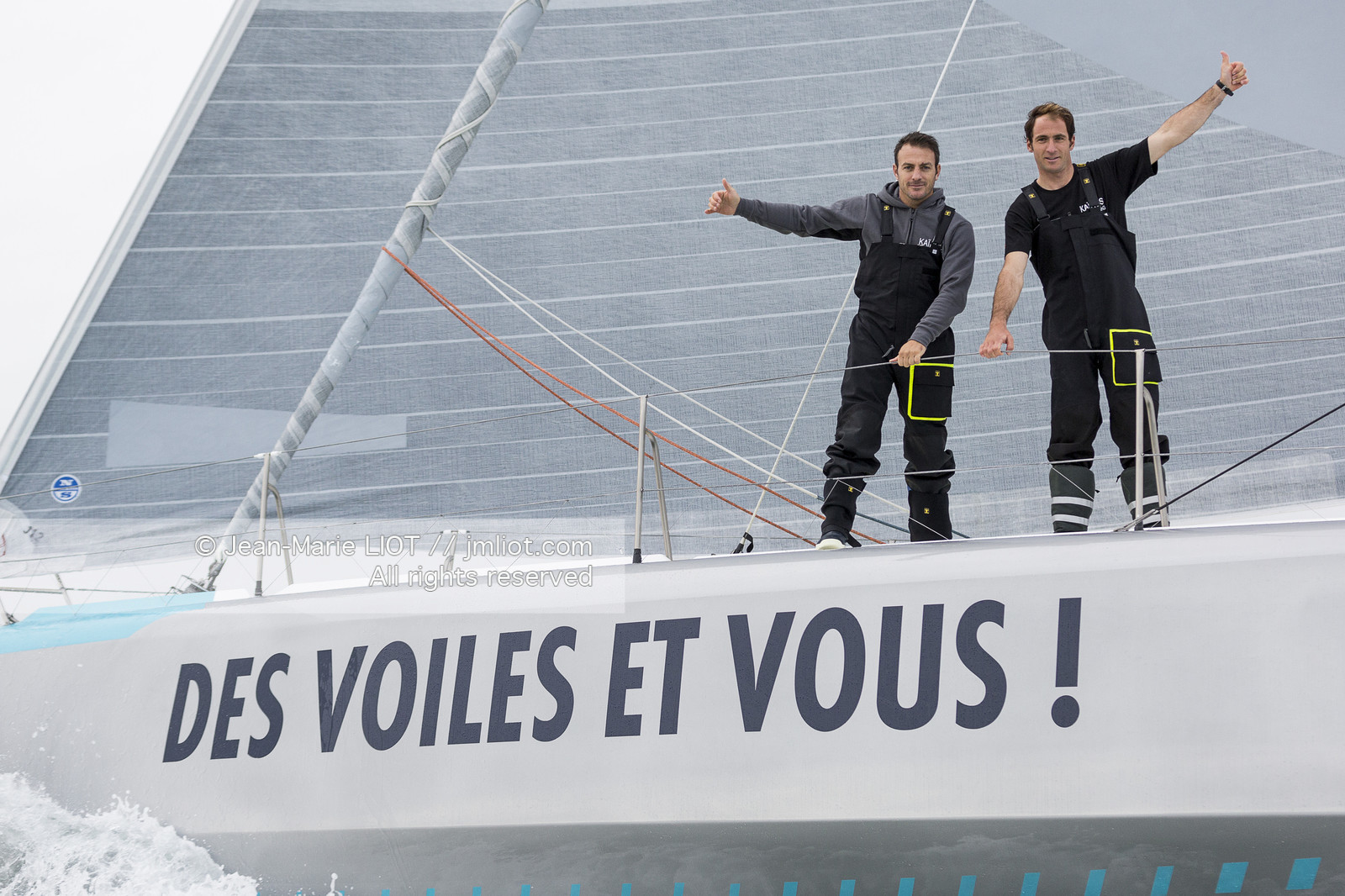 SAILING - TRANSAT JACQUES VABRE 2017 - FENETREA MIX BUFFET - ERWAN LE ROUX - VINCENT RIOU