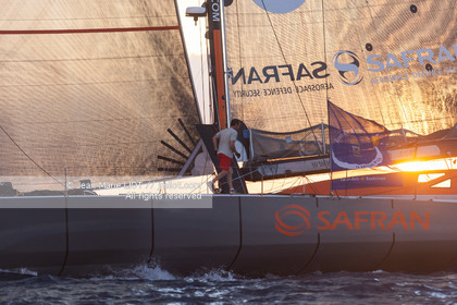 ROUTE DU RHUM 2010 - ARRIVEE DE MARC GUILLEMOT