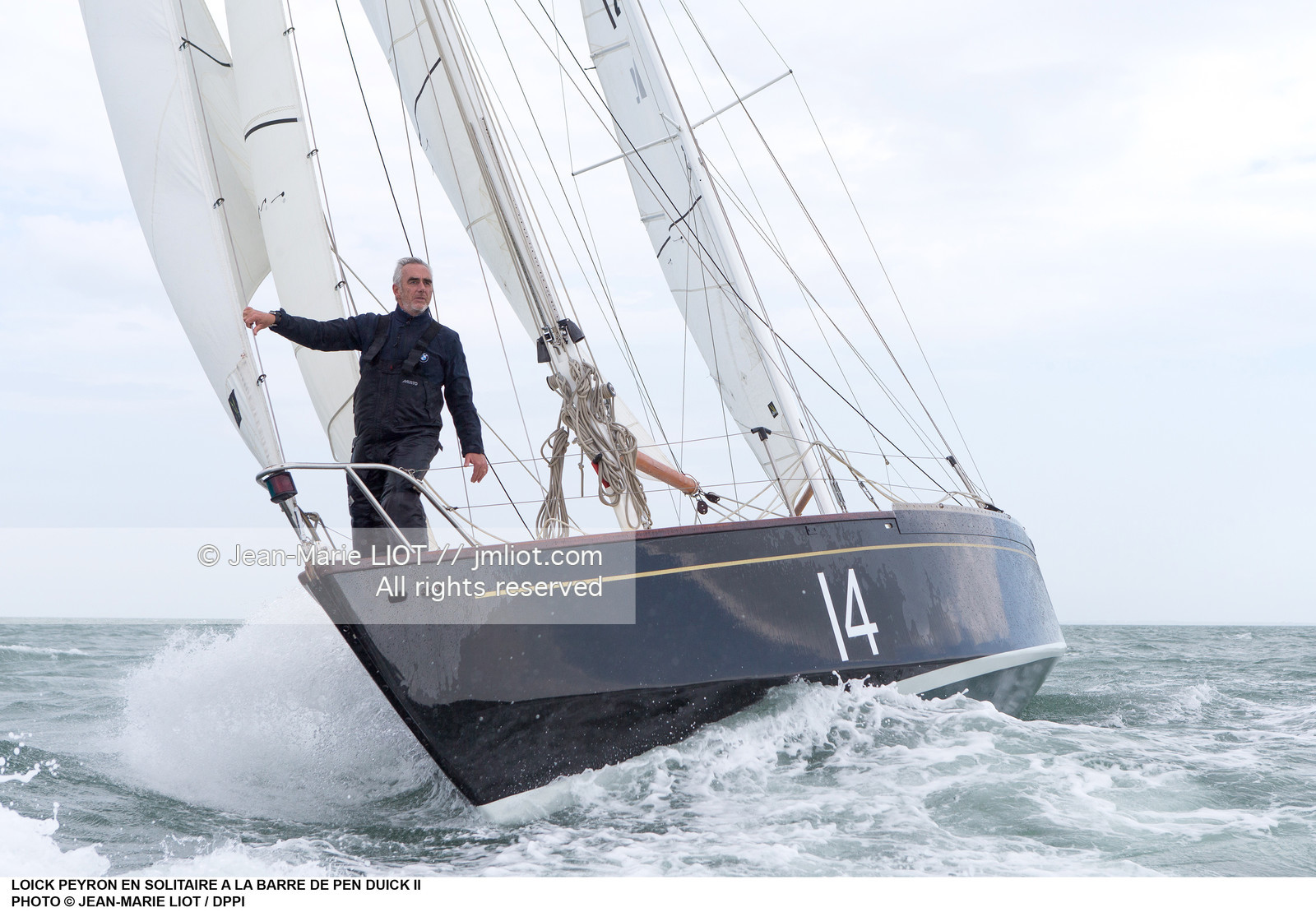 LOICK PEYRON A BORD DE PEN DUICK II