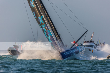 Les Sables d'Olonne, January 19, 2017 arrival of Armel Le Cléac'h (FR) skipper of the imoca Banque Populaire arrives 1st Vendee globe 2016-2017. Photo © Jean-Marie Liot   DPPI