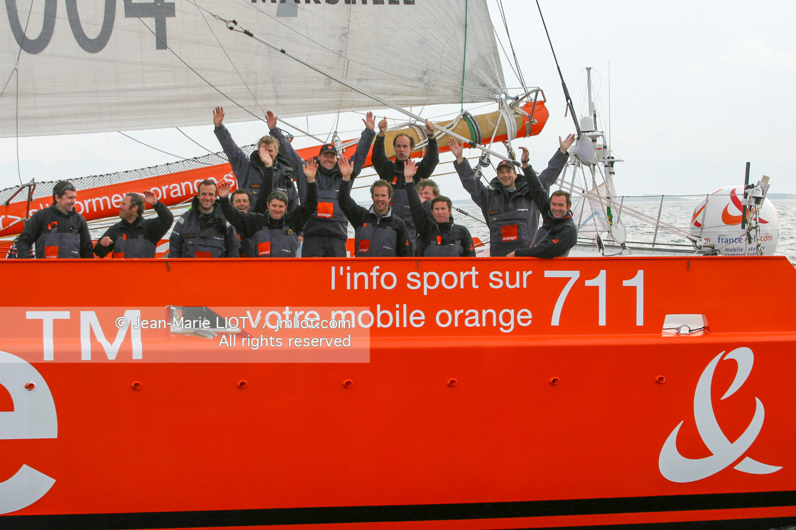 ARRIVEE ORANGE 2 BRUNO PEYRON