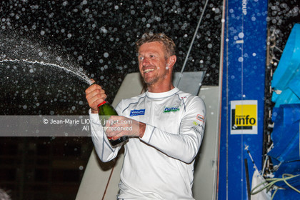 ROUTE DU RHUM 2010 - ARRIVEE DE JEAN - PIERRE DICK