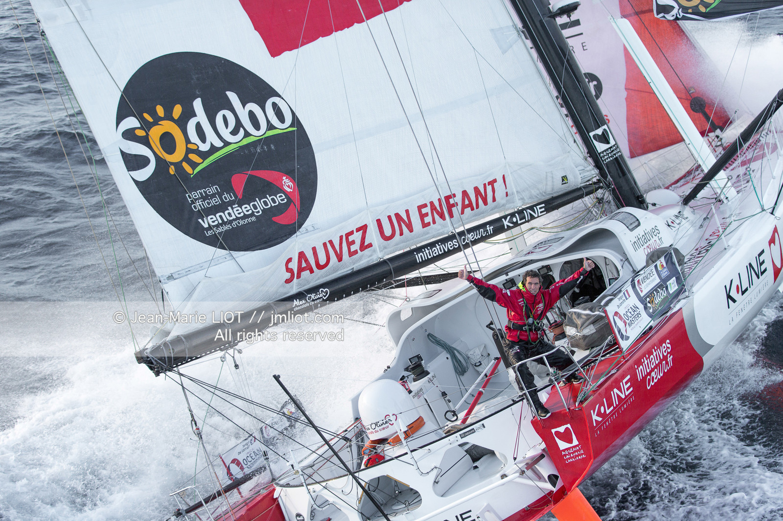 VENDEE GLOBE 2016-2017 - TANGUY DE LAMOTTE - INITIATIVES COEUR