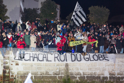 Les Sables d'Olonne, January 19, 2017 arrival of Armel Le Cléac'h (FR) skipper of the imoca Banque Populaire arrives 1st Vendee globe 2016-2017. Photo © Jean-Marie Liot   DPPI