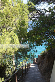 .The village of Begur and his beaches are one of the most tourist places of the Costa Brava..The Begur coast enjoys a shoreline of great beauty composed by cliffs, crystal clear water coves, pine forests .....Photo © Jean -Marie Liot