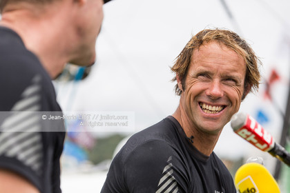.Itajaï (Brazil), saturday, november 7, 2015, Thomas Coville and Jean-Luc Nélias second in the Transat Jacques Vabre.Photo © JEAN-MARIE LIOT   DPPI