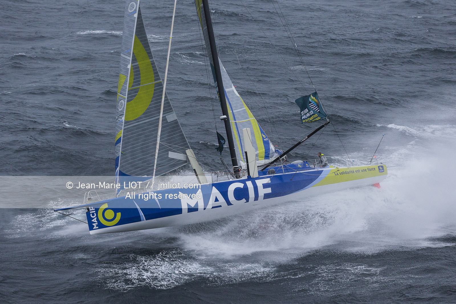 IMOCA - MACIF 2014 - BI RHUM AERIAL