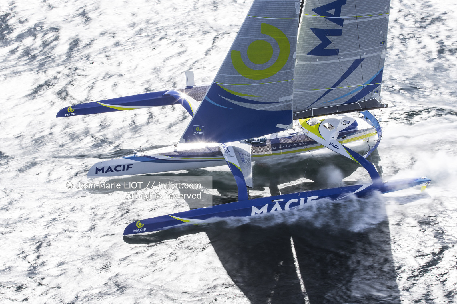 SAILING - ULTIME MACIF AERIAL MARCH 2016