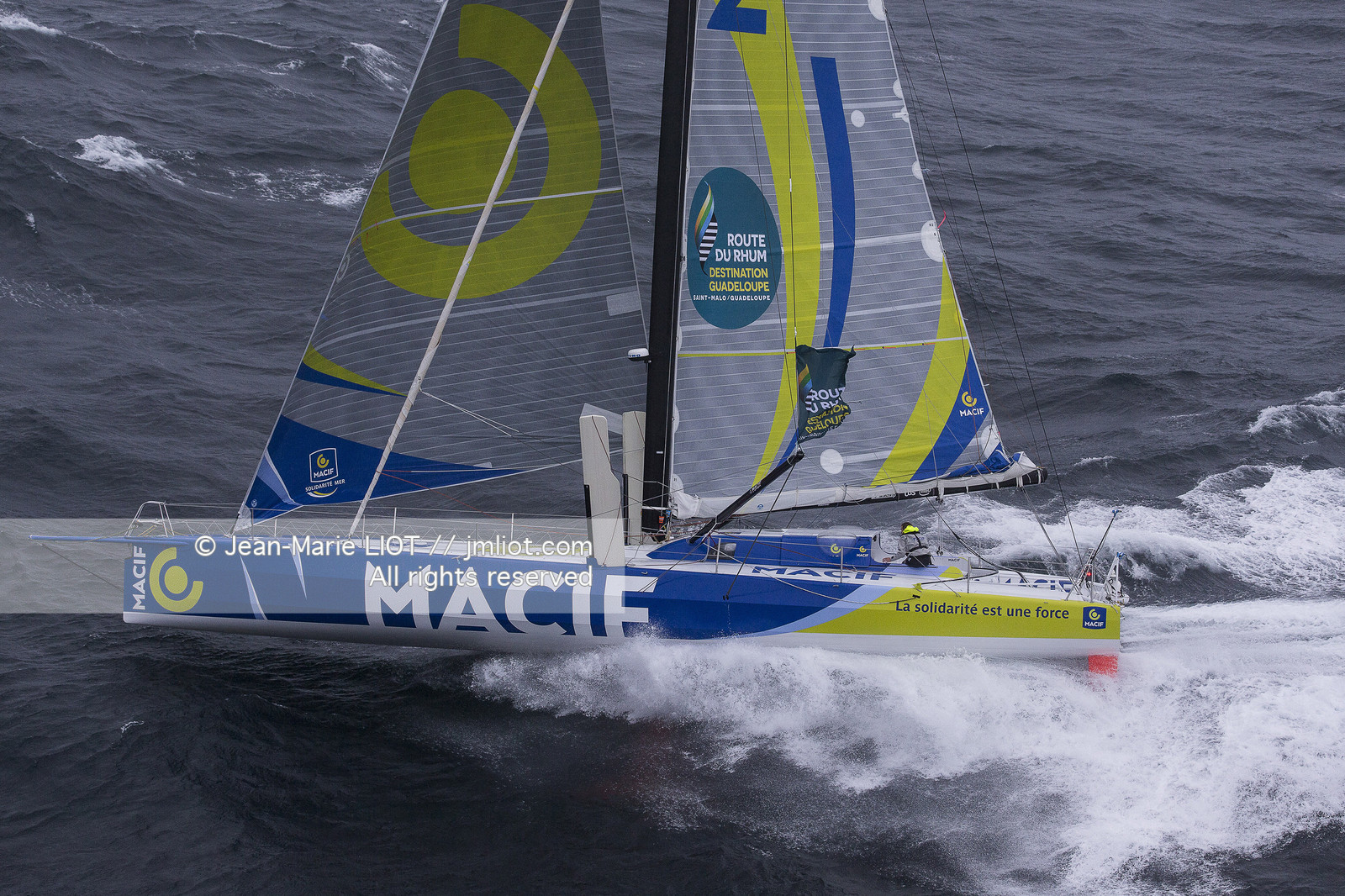 IMOCA - MACIF 2014 - BI RHUM AERIAL
