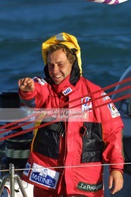 VENDEE GLOBE 2001- ROLAND JOURDAIN ARRIVAL