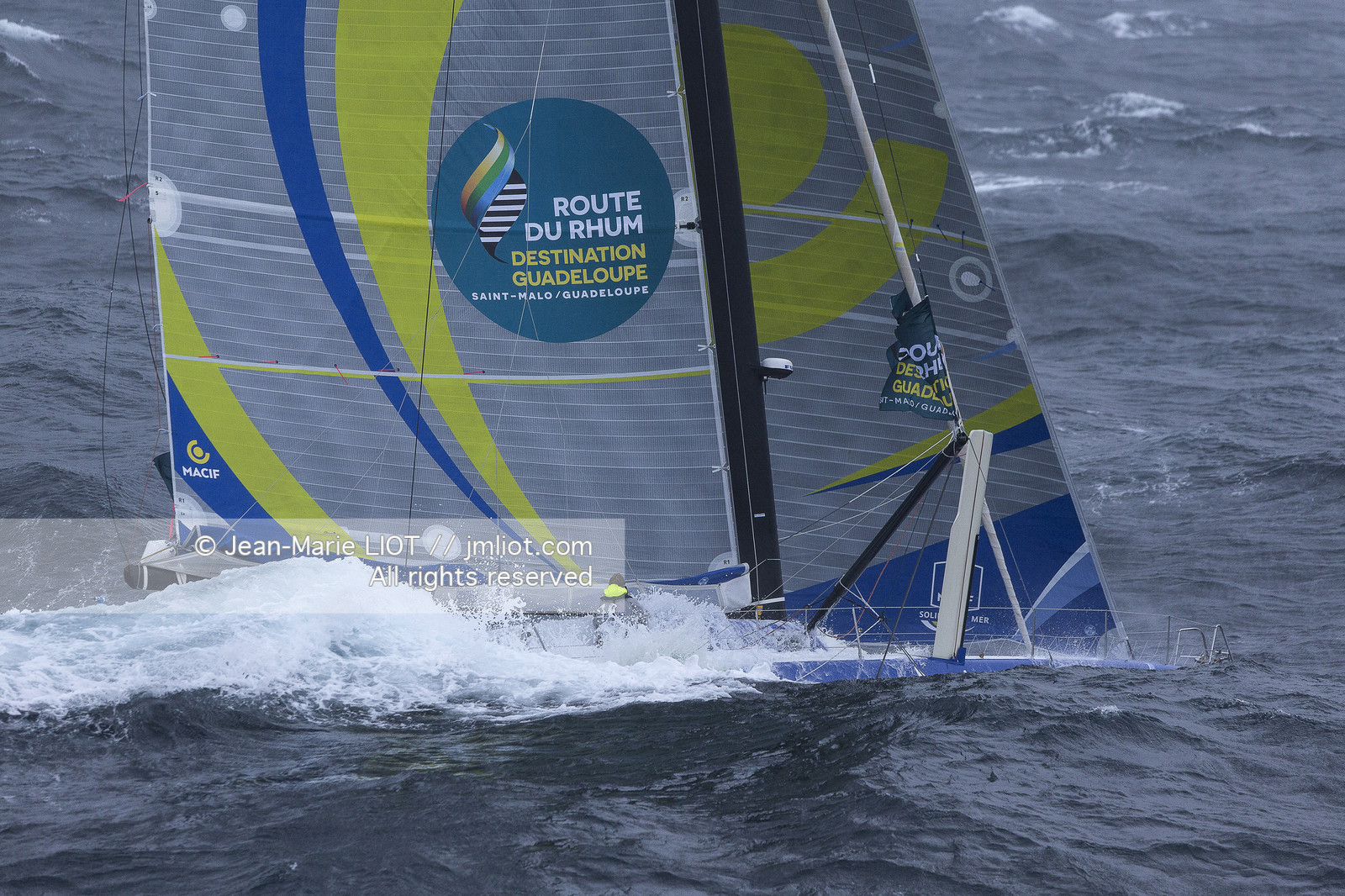 IMOCA - MACIF 2014 - BI RHUM AERIAL