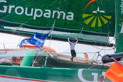 ROUTE DU RHUM 2010 - FRANCK CAMMAS - ARRIVAL