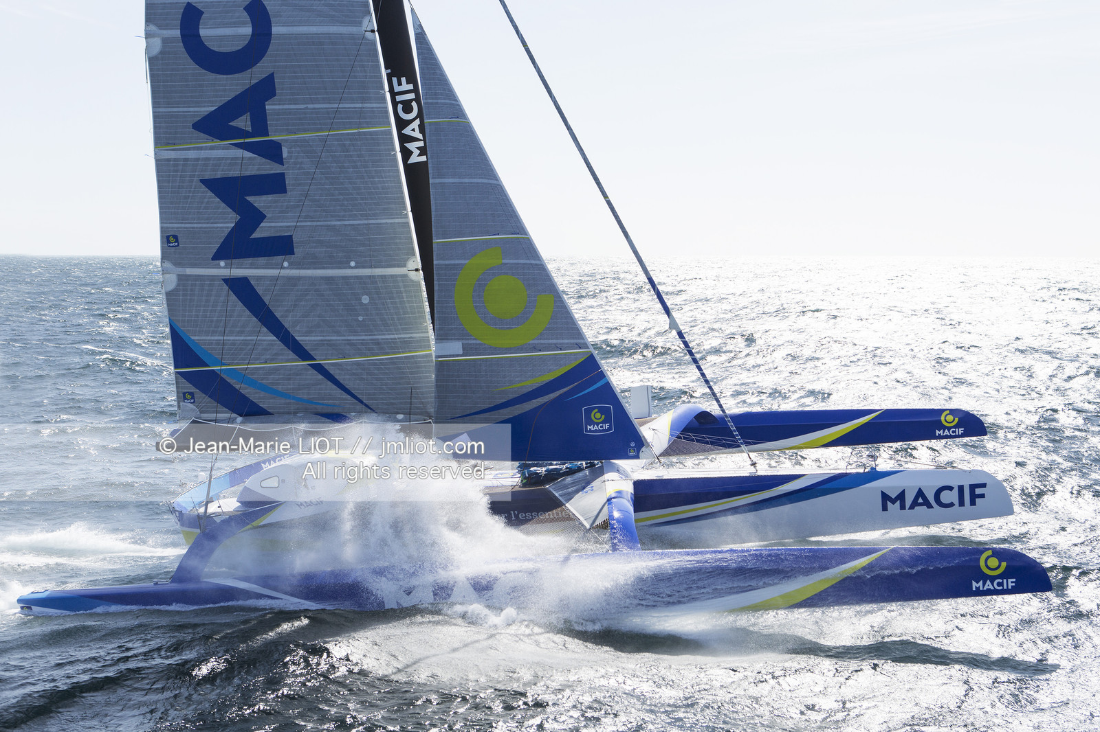 SAILING - ULTIME MACIF AERIAL MARCH 2016