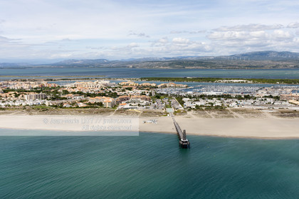 Leucate est une station balnéaire située dans le Golfe du Lion à mi chemin entre Narbonne et Perpignan dans le département du Languedoc-Roussillon..photo © jean-Marie Liot.
