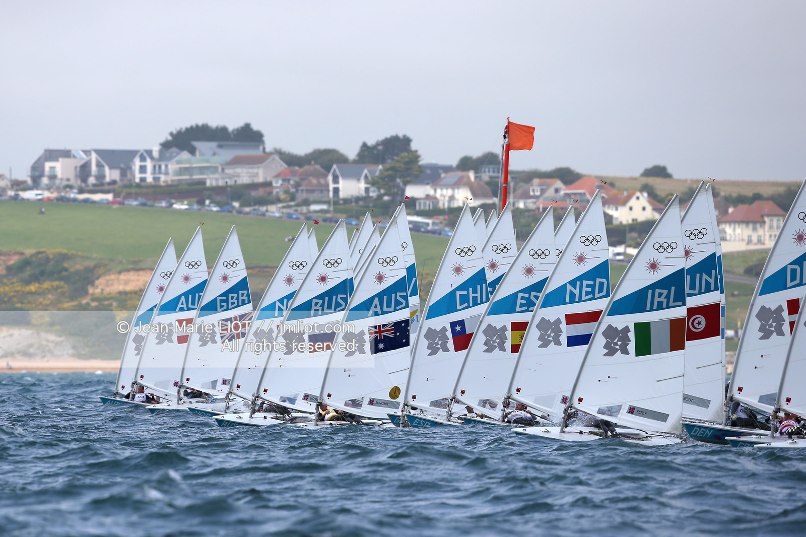 LONDRES 2012 - JEUX OLYMPIQUES A WEYMOUTH DU 27 JUILLET AU 12 AOUT 2012 - PREMIERE SEMAINE.
