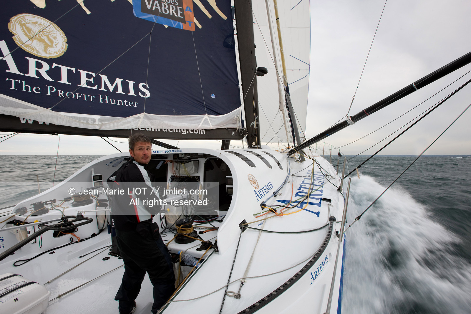 A BORD D'ARTEMIS AVEC SAM DAVIES ET SYDNEY GAVIGNET