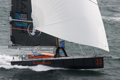 .2011 November, start of transat Jacques Vabre from Le Havre To Guadeloupe. Photo © Jean-Marie Liot