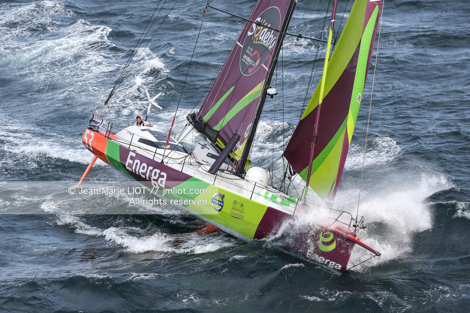 VENDEE GLOBE 2012-2013 - DEPART- JEAN-MARIE LIOT DPPI