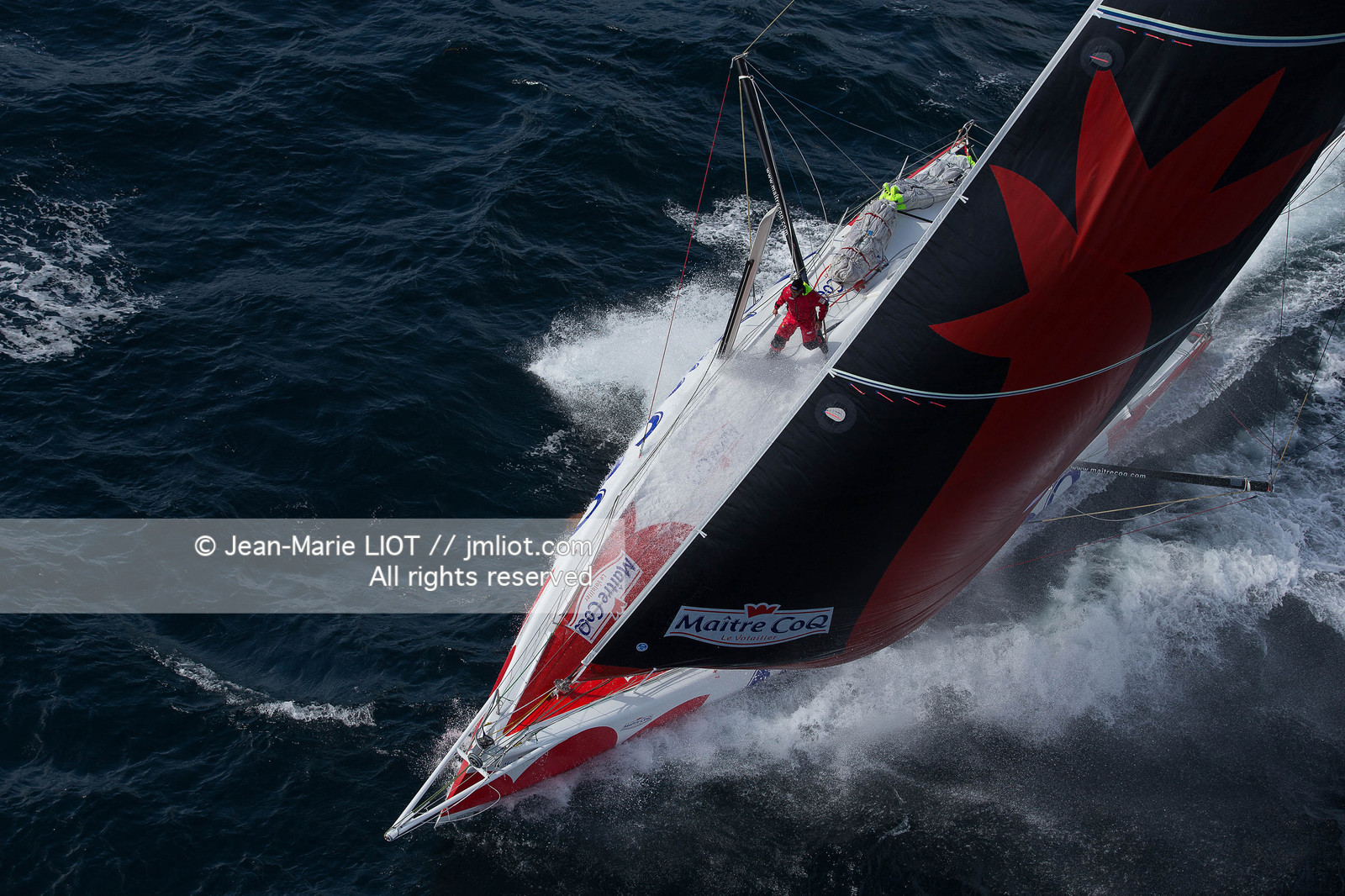 IMOCA MAITRE COQ - JEREMIE BEYOU.