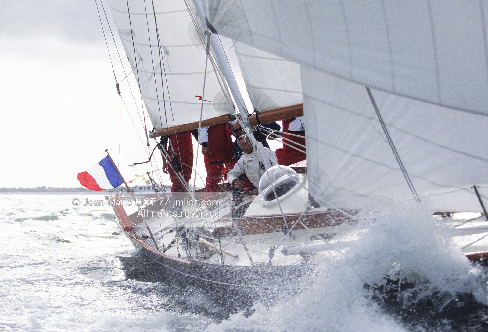 MISE A L'EAU PEN DUICK II - ERIC TABARLY