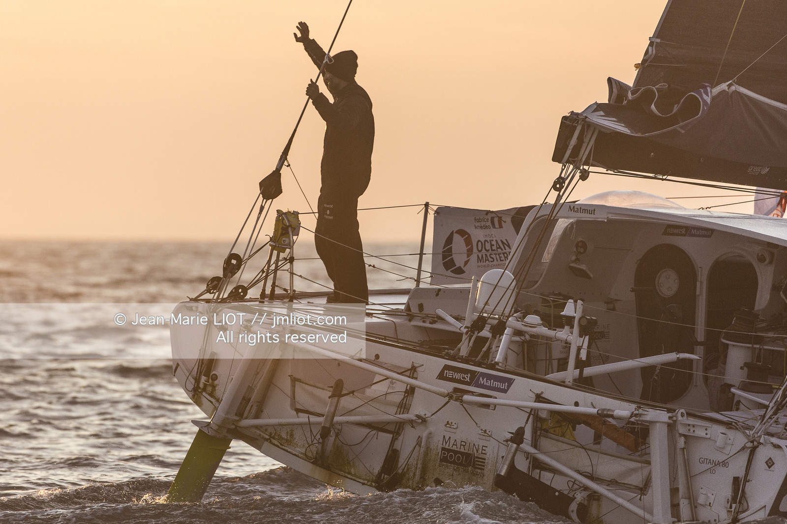 VENDEE GLOBE 2016-2017 - FABRICE AMEDEO - NEWREST-MATMUT - ARRIVEE