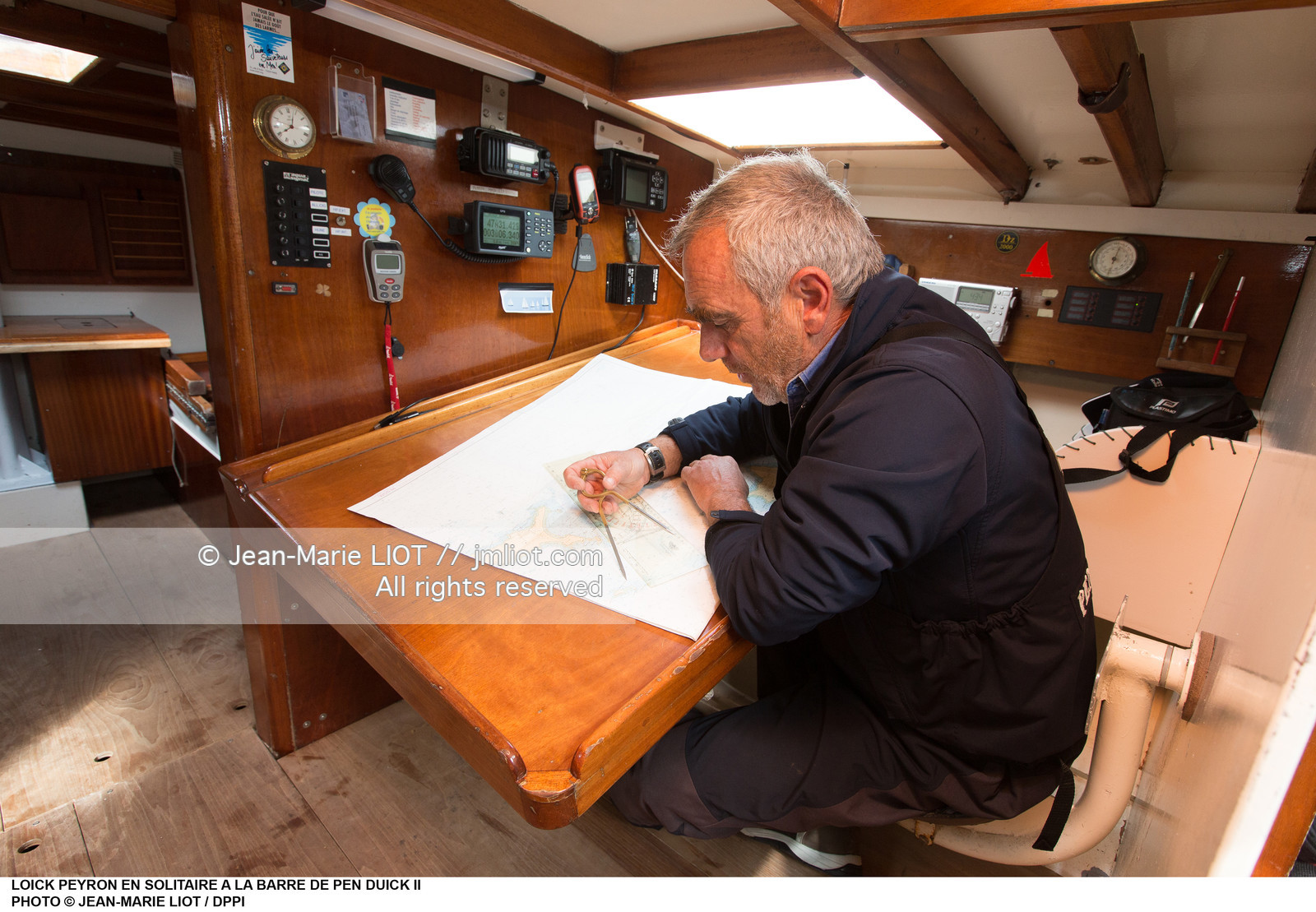 LOICK PEYRON A BORD DE PEN DUICK II