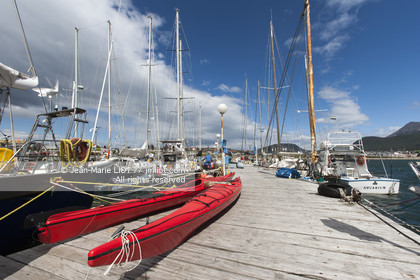 Ushuaia, Terre de Feu est la ville la plus australe du globe.Située à la pointe de l'Argentine cette province est la porte de l'antartique.photo © Jean-Marie Liot.
