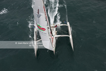 .2011 November, start of transat Jacques Vabre from Le Havre To Guadeloupe. Photo © Jean-Marie Liot