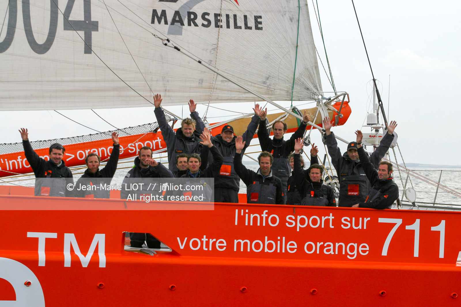 ARRIVEE ORANGE 2 BRUNO PEYRON