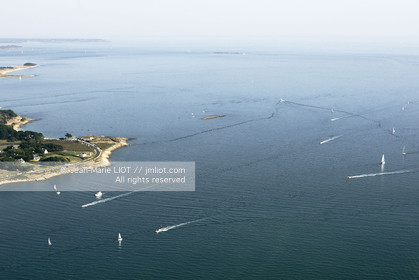Vue aerienne de Saint-Philibert.© JEAN-MARIE LIOT.Aerial view of Saint-Philibert