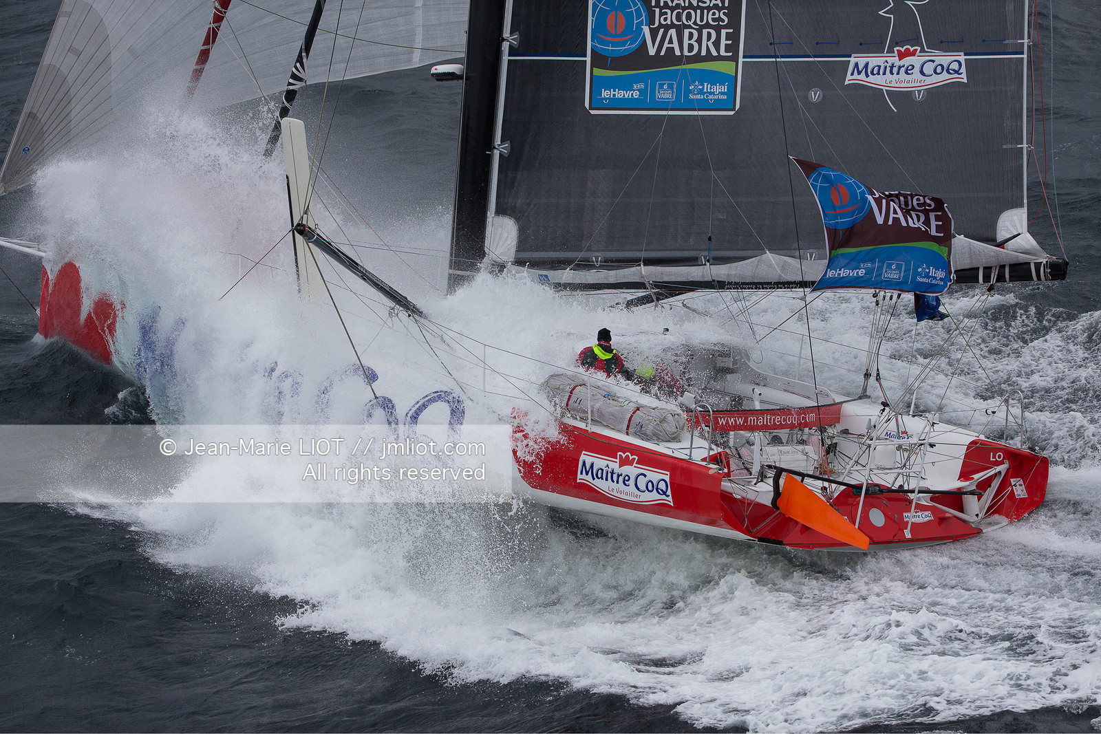 IMOCA MAITRE COQ - JEREMIE BEYOU.