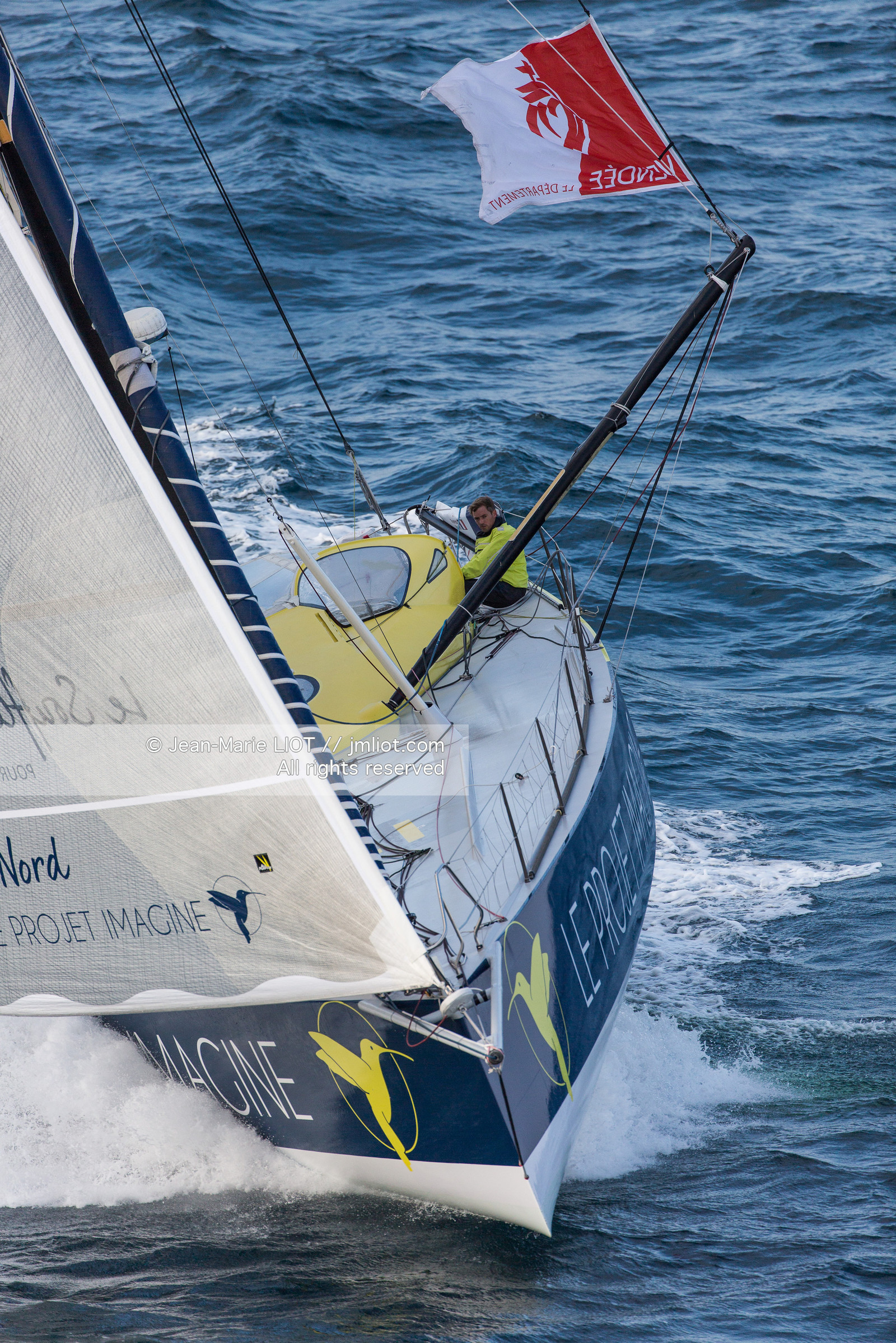 VENDEE GLOBE 2016-2017 -THOMAS RUYANT - LE SOUFFLE DU NORD POUR LE PROJET