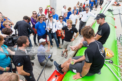 .Itajaï (Brazil), saturday, november 7, 2015, Thomas Coville and Jean-Luc Nélias second in the Transat Jacques Vabre.Photo © JEAN-MARIE LIOT   DPPI