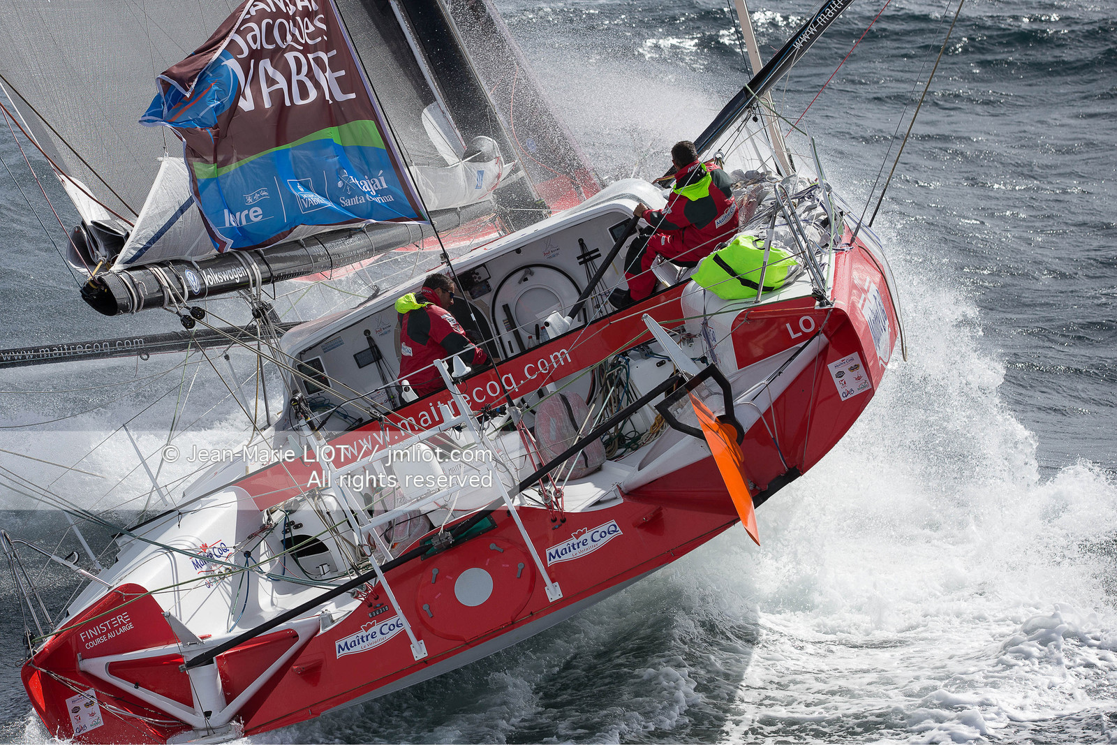 IMOCA MAITRE COQ - JEREMIE BEYOU.