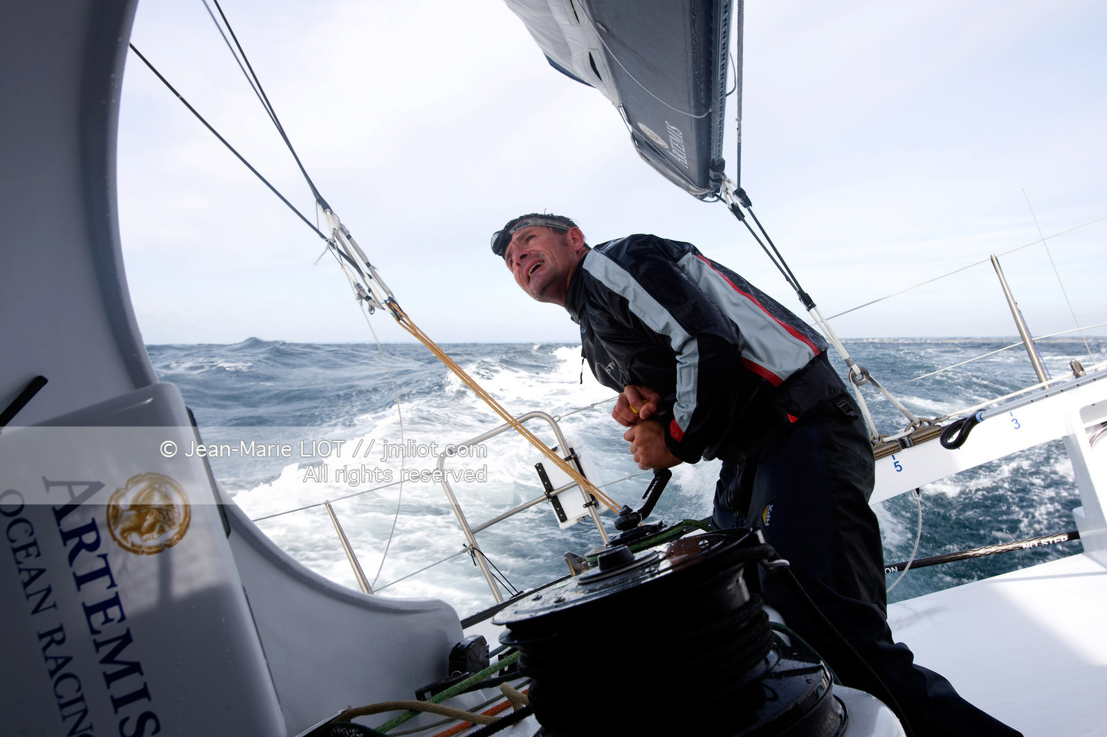 A BORD D'ARTEMIS AVEC SAM DAVIES ET SYDNEY GAVIGNET