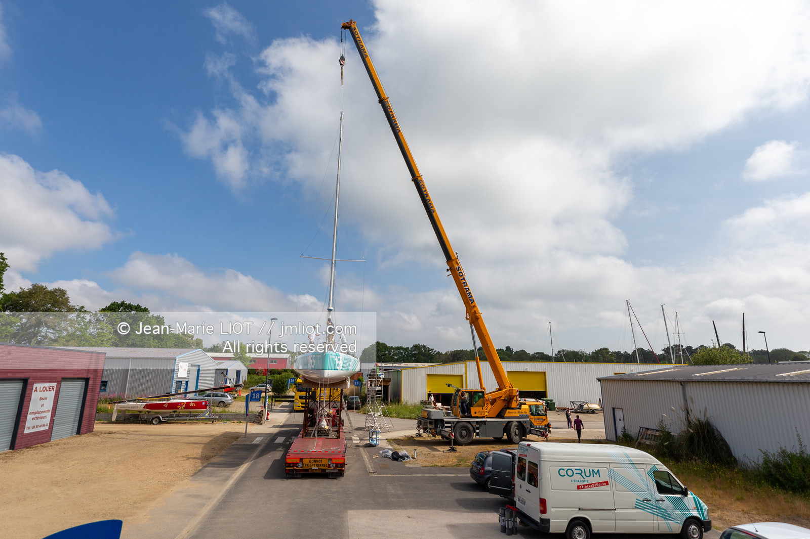 NICOLAS TROUSSEL - CLASS 40 CORUM - 2018 - MISE A L'EAU