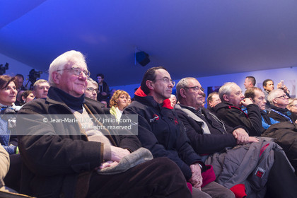 Les Sables d'Olonne, January 19, 2017 arrival of Armel Le Cléac'h (FR) skipper of the imoca Banque Populaire arrives 1st Vendee globe 2016-2017. Photo © Jean-Marie Liot   DPPI