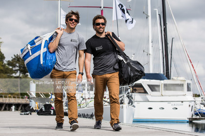 FIGARO BRETAGNE CREDIT MUTUEL 2017 - SEBASTIEN SIMON ET PIERRE RHIMBAULT